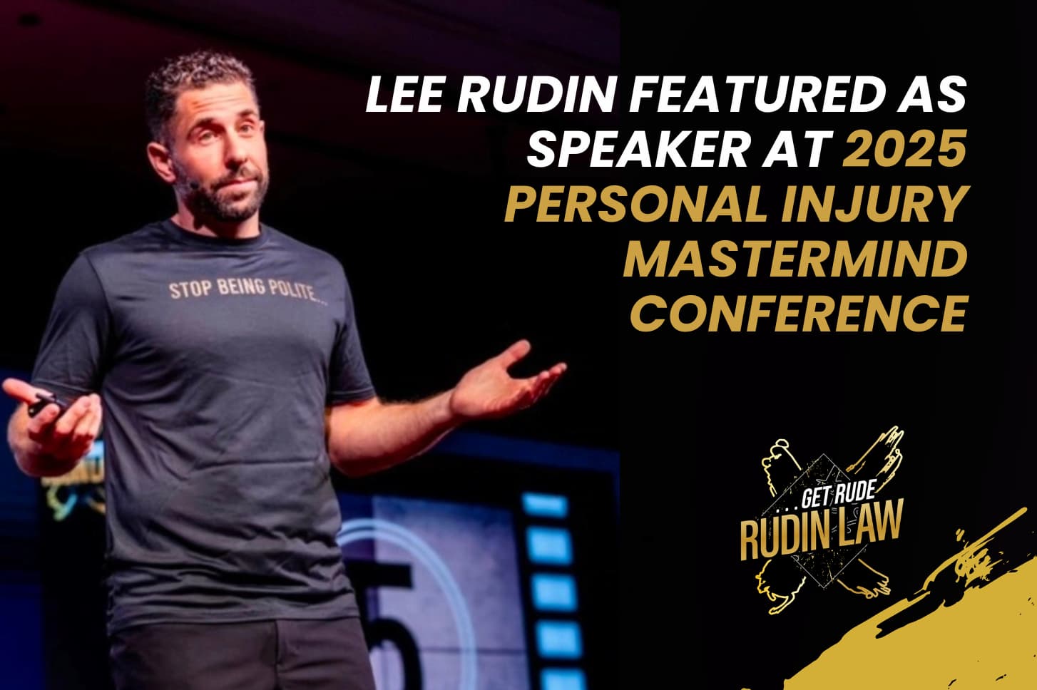 New Orleans Injury Attorney Lee Rudin Speaks at PI Mastermind