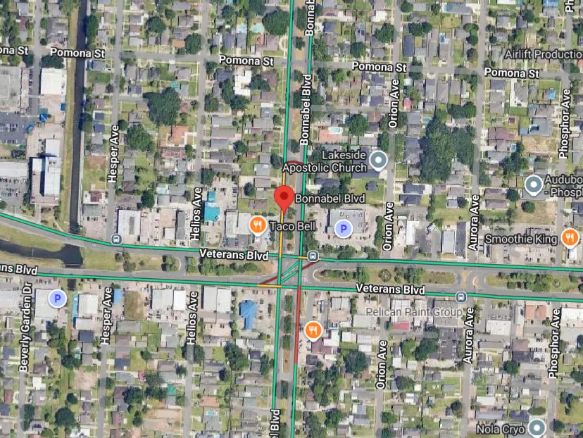 Metairie, LA – Injury Accident Reported on I-10 EB Near Bonnabel Blvd Exit