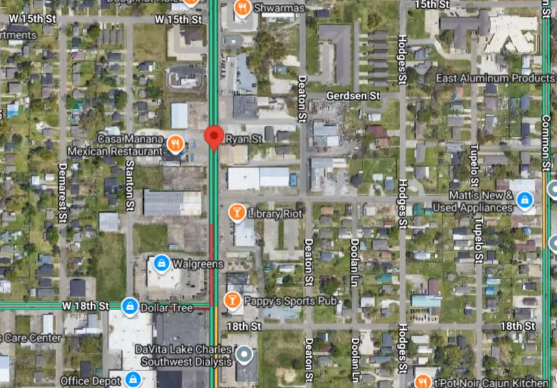 Multi-Vehicle Crash Reported On I-210 Westbound In Lake Charles Near Ryan Street Exit